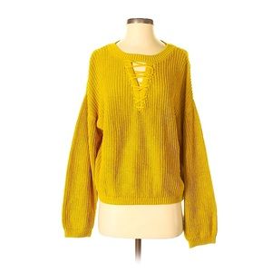 Ruby Moon Yellow Mustard Knit Sweater